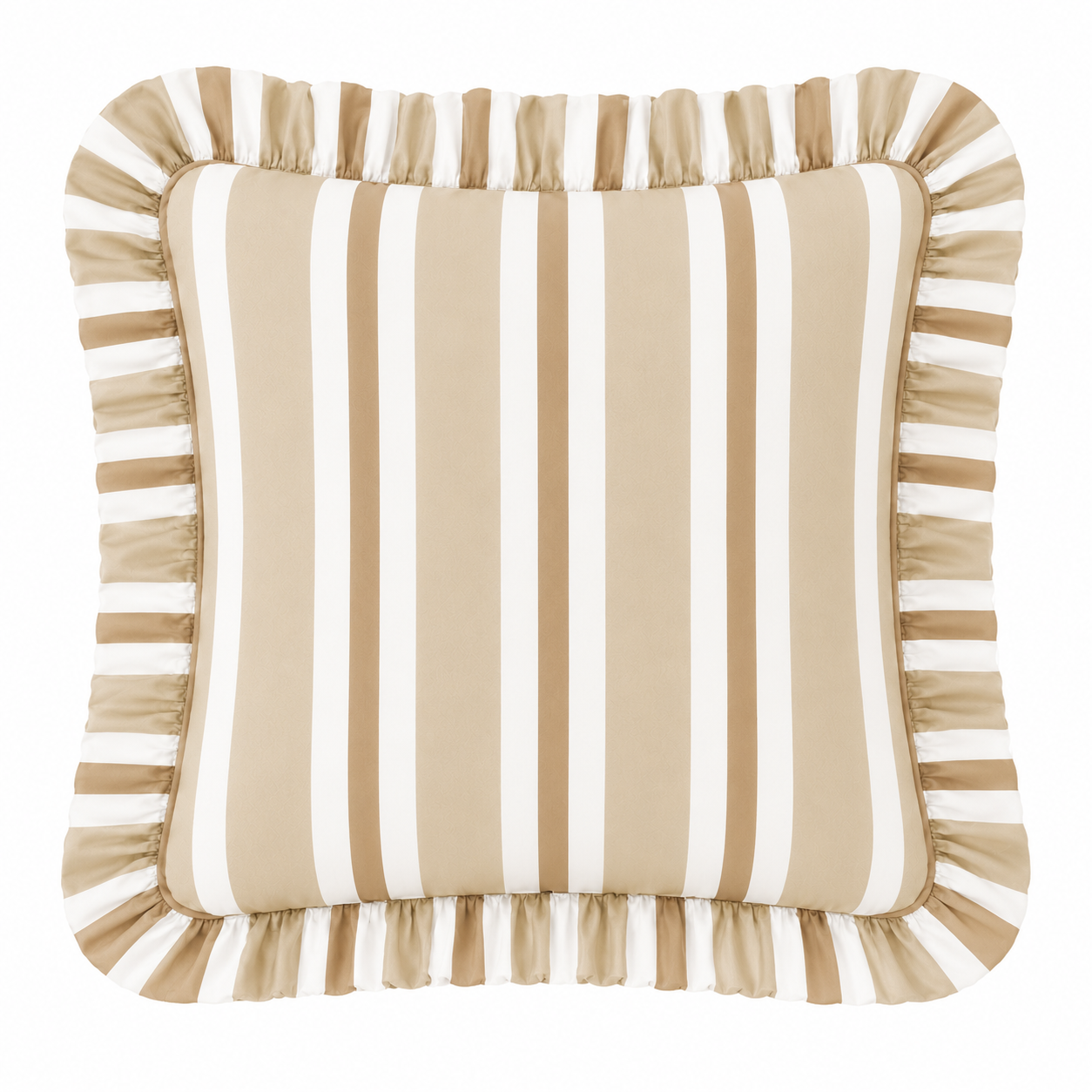 Cuscino Arredo con Rouches Mille Righe 30