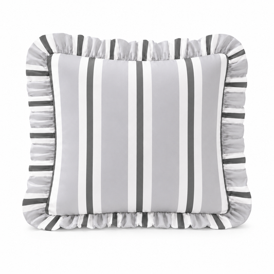 Cuscino Arredo con Rouches Mille Righe 32
