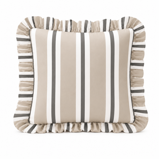 Cuscino Arredo con Rouches Mille Righe 31