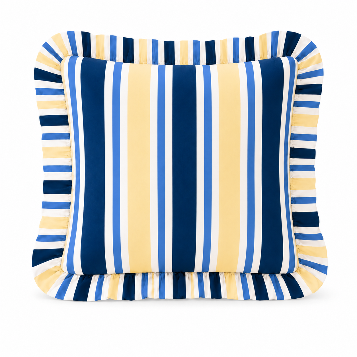 Cuscino Arredo con Rouches Mille Righe 19