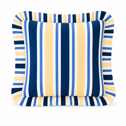 Cuscino Arredo con Rouches Mille Righe 19