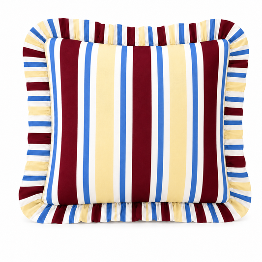 Cuscino Arredo con Rouches Mille Righe 20
