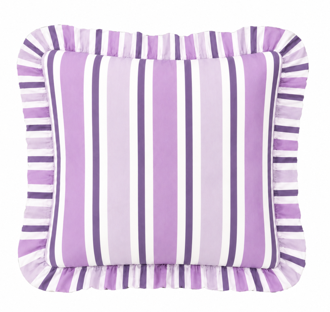 Cuscino Arredo con Rouches Mille Righe 26