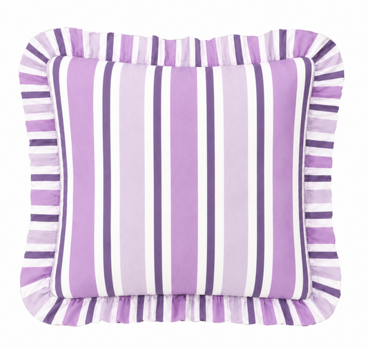 Cuscino Arredo con Rouches Mille Righe 26
