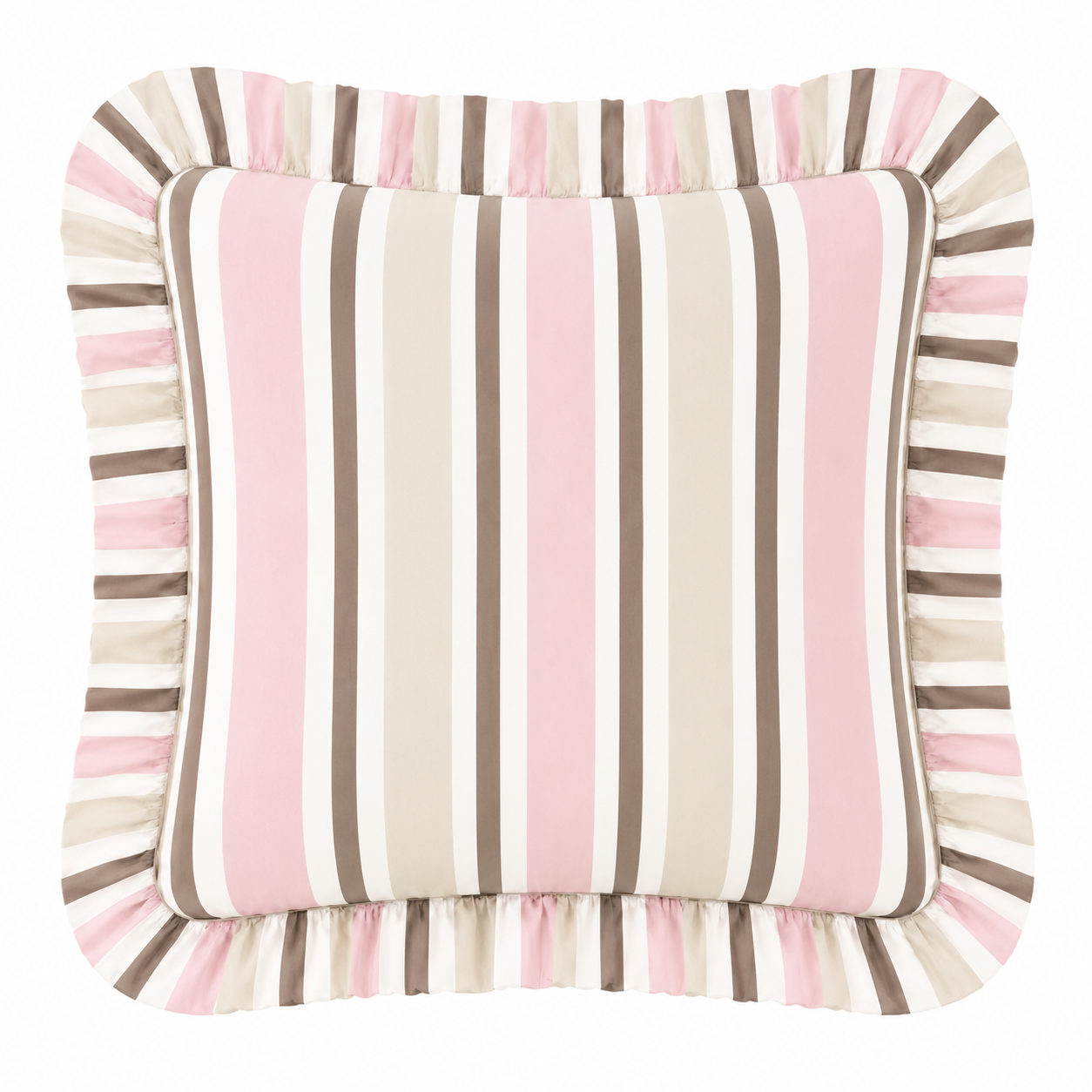 Cuscino Arredo con Rouches Mille Righe 34