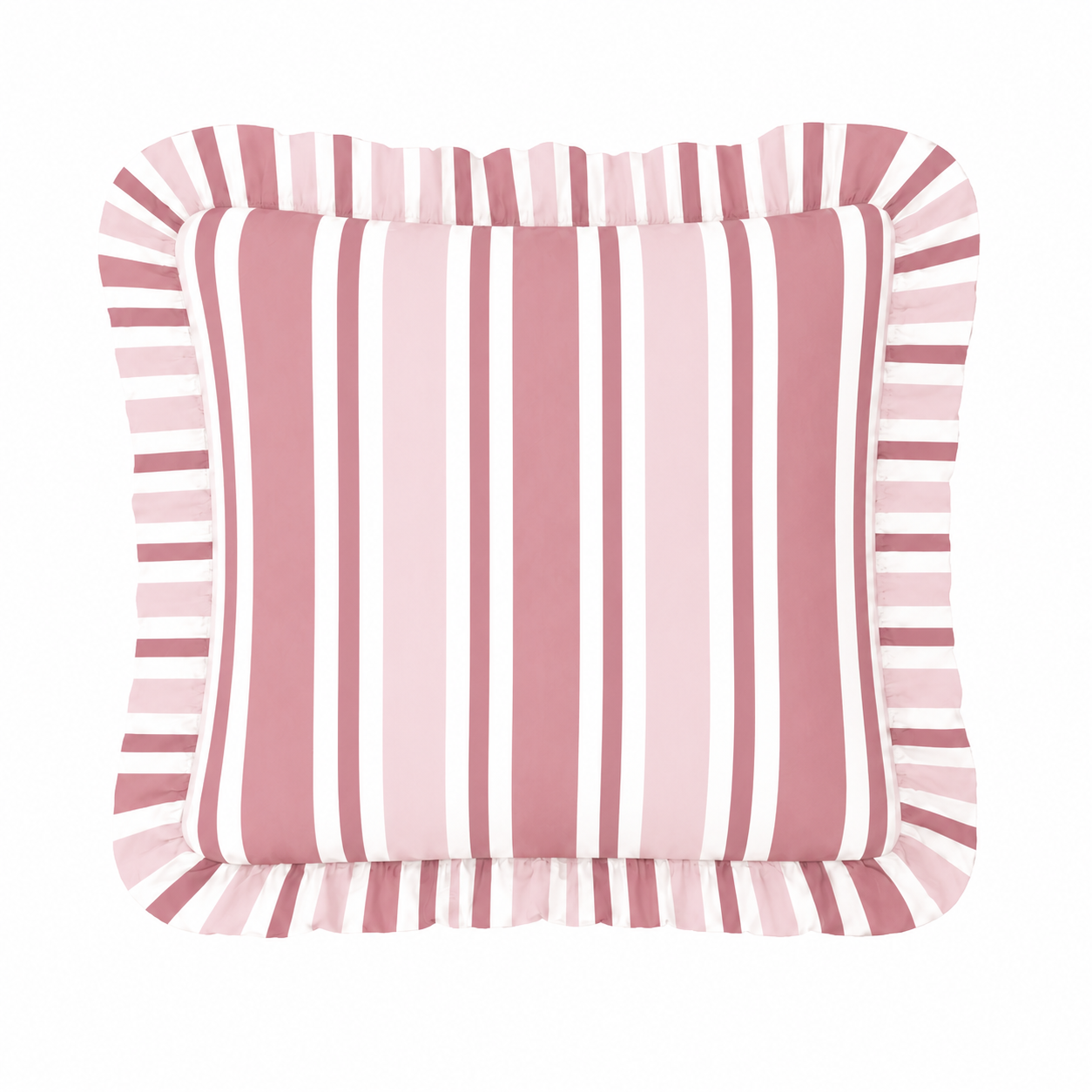 Cuscino Arredo con Rouches Mille Righe 35