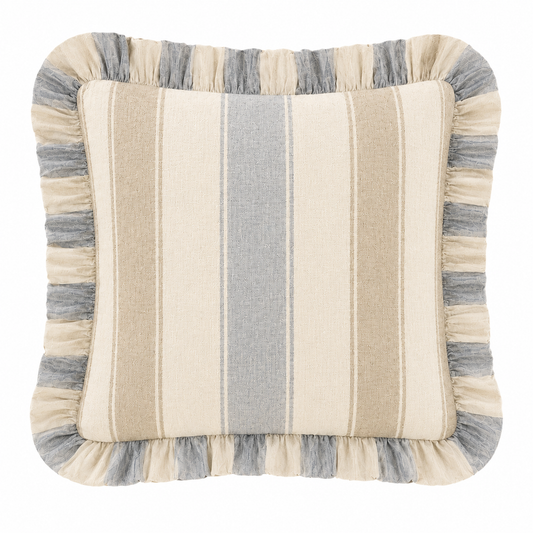 Cuscino Arredo con Rouches Mille Righe 36