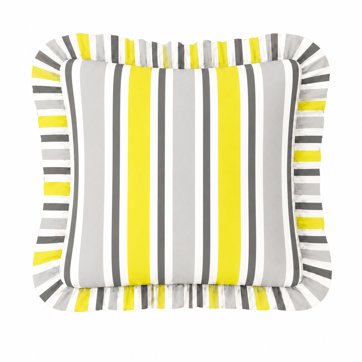 Cuscino Arredo con Rouches Mille Righe 33