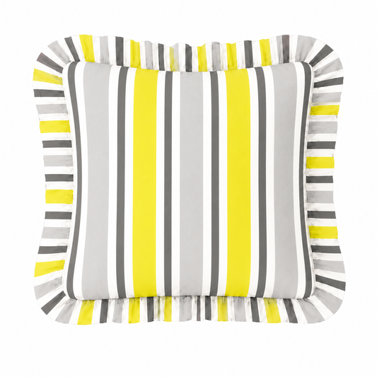 Cuscino Arredo con Rouches Mille Righe 33