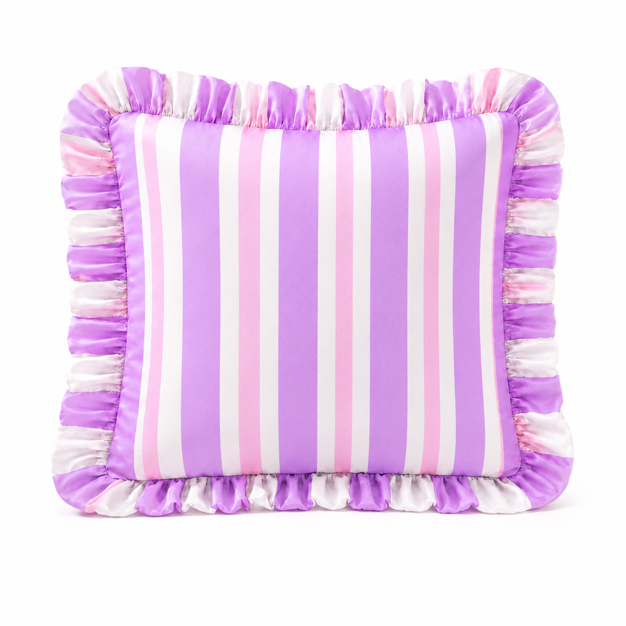 Cuscino Arredo con Rouches Mille Righe 17