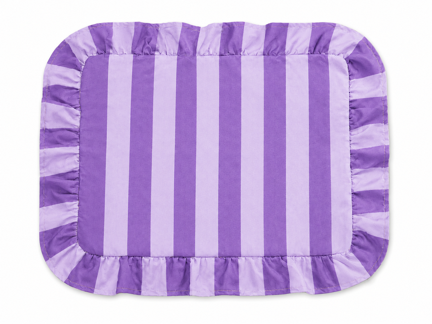 Tovagliette Americane con Rouches Righe Viola/Lilla