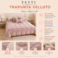 Trapunta, Trapunta Invernale Double Face in Morbido e Caldo Velluto Oro