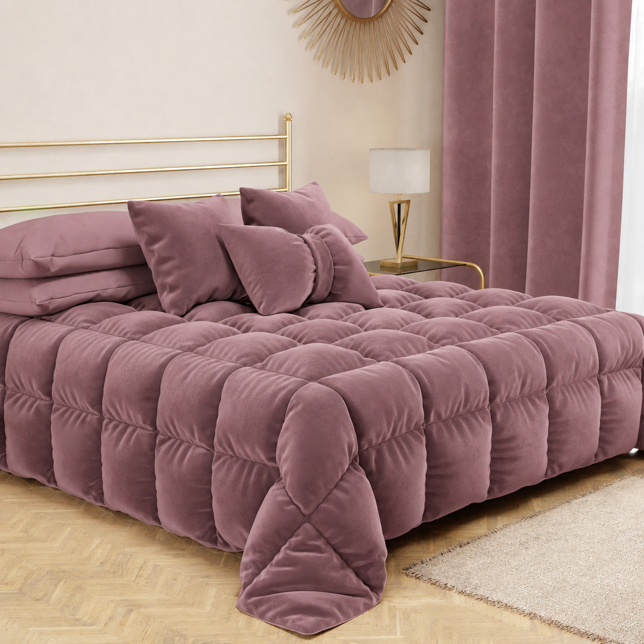 Cuscino Arredo Fiocco in Velluto 40x50 cm, Cuscino divano Cipolla