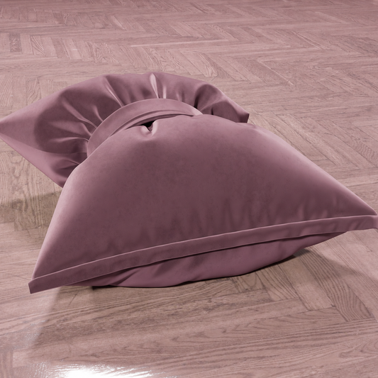 Cuscino Arredo Fiocco in Velluto 40x50 cm, Cuscino divano Cipolla