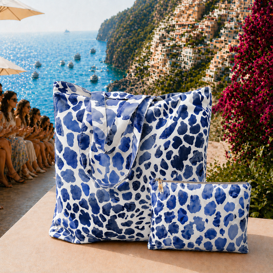 Collezione Mare in Stampa Digitale Cobra Blu