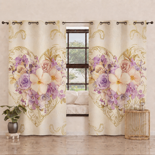 Tenda Arredo da Interno a Pannelli con Anelli Shabby 320