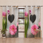 Tenda Arredo da Interno a Pannelli con Anelli Shabby 330