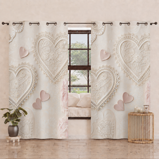 Tenda Arredo da Interno a Pannelli con Anelli Shabby 319