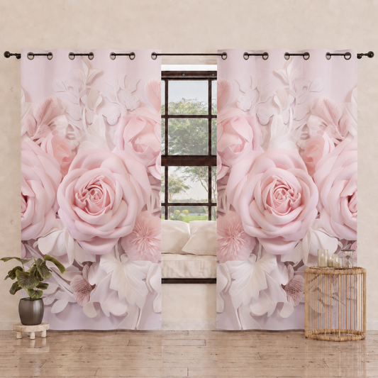 Tenda Arredo da Interno a Pannelli con Anelli Shabby 340