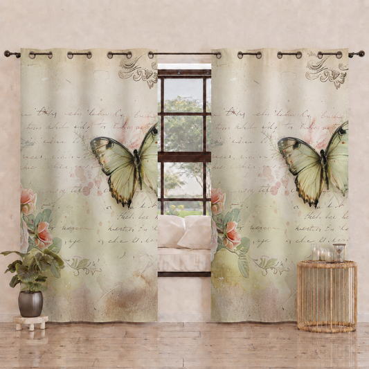 Tenda Arredo da Interno a Pannelli con Anelli Shabby 336