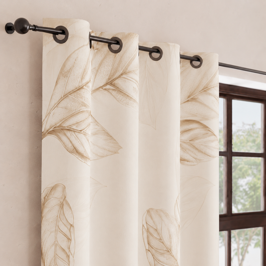 Tenda Arredo da Interno a Pannelli con Anelli Floreale F150