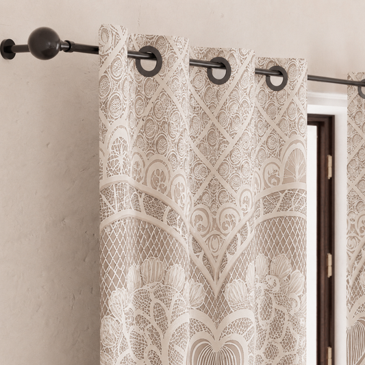 Tenda Arredo da Interno a Pannelli con Anelli Shabby 321