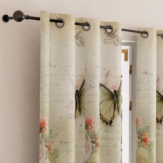 Tenda Arredo da Interno a Pannelli con Anelli Shabby 336
