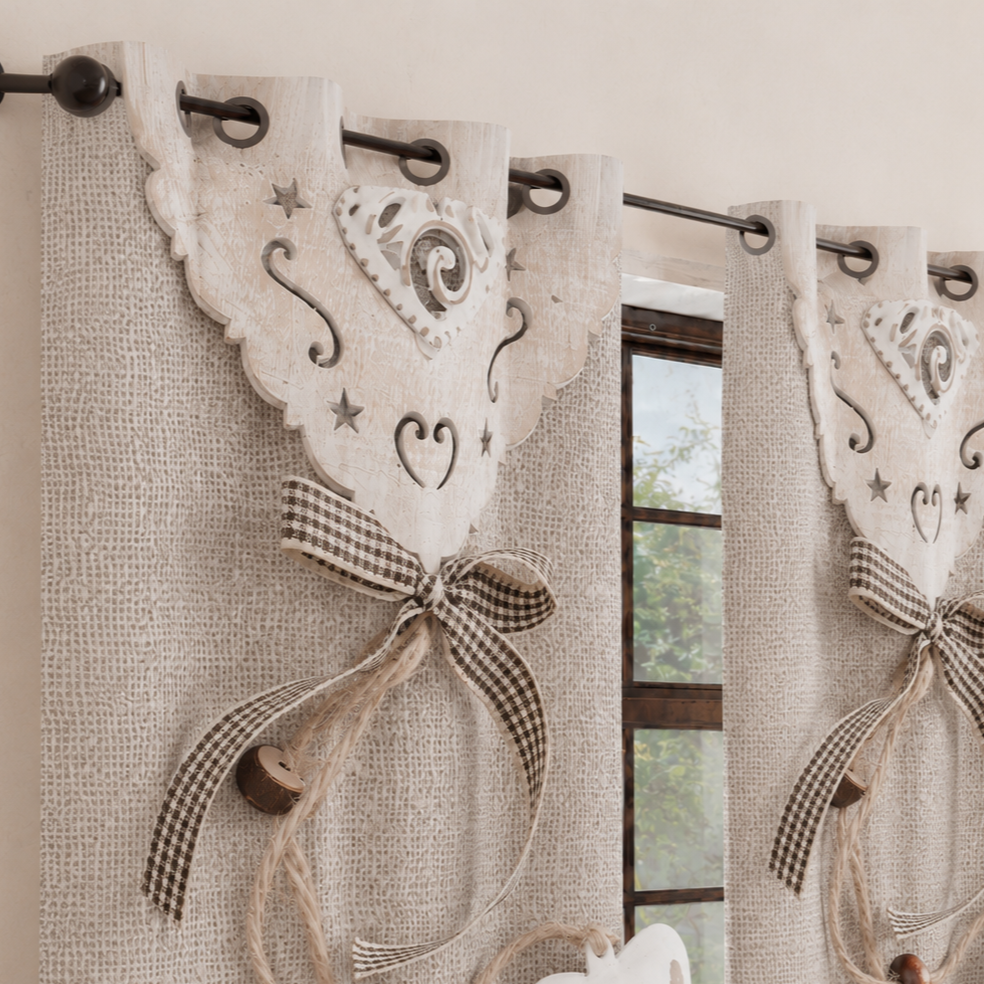 Tenda Arredo da Interno a Pannelli con Anelli Shabby 331