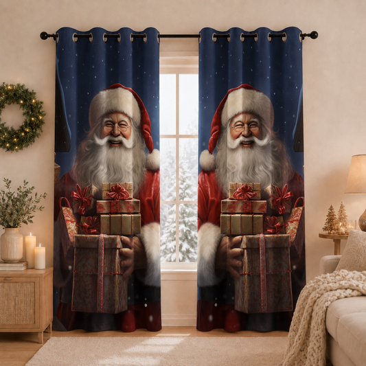 Tenda Arredo da Interno a Pannelli con Anelli 25 Xmas 2