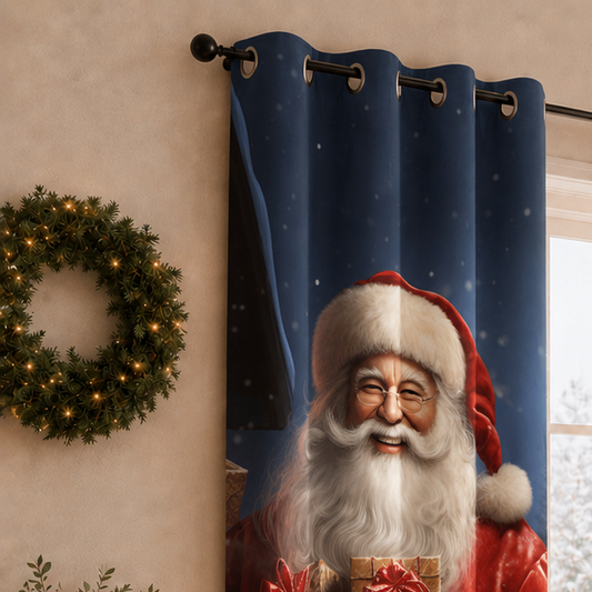 Tenda Arredo da Interno a Pannelli con Anelli 25 Xmas 2