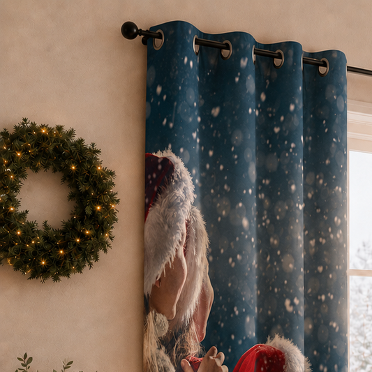 Tenda Arredo da Interno a Pannelli con Anelli 25 Xmas 20