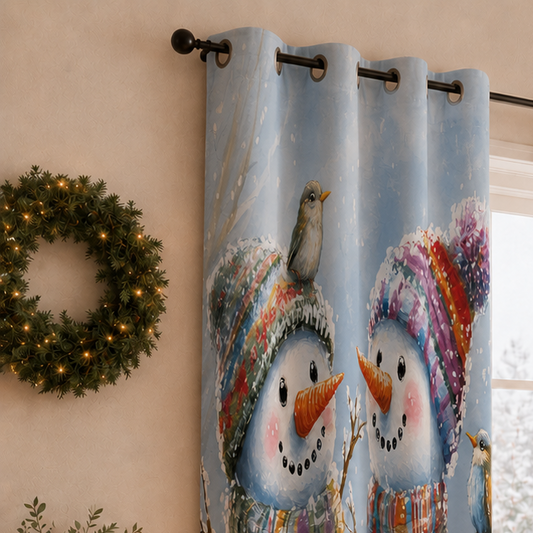 Tenda Arredo da Interno a Pannelli con Anelli 25 Xmas 7