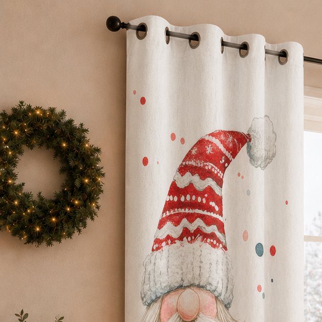 Tenda Arredo da Interno a Pannelli con Anelli 25 Xmas 6
