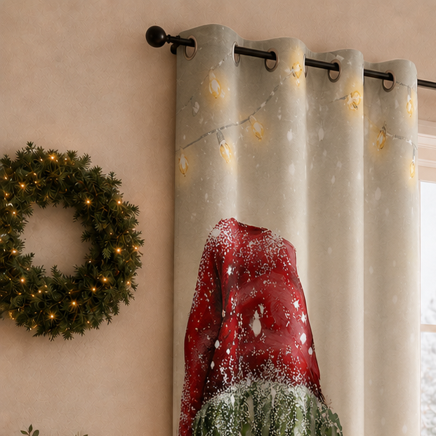 Tenda Arredo da Interno a Pannelli con Anelli 25 Xmas 11