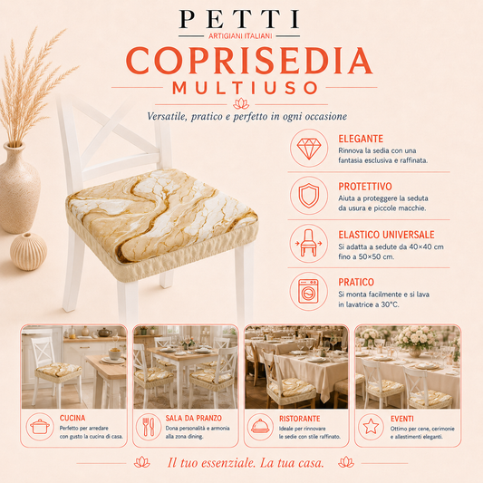 Coprisedia Natalizi con Elastico in Stampa Digitale Circus