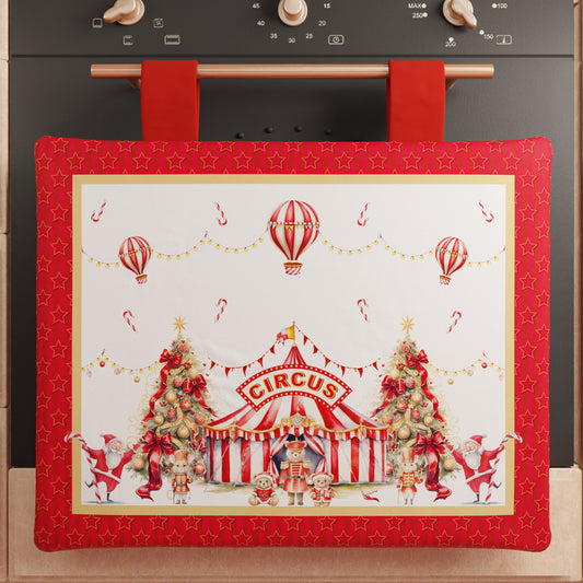 Housse de Four de Noël pour Cuisine en Impression Numérique Cirque