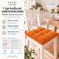Coussins pour chaises housses de chaise Shabby Chic uni orange