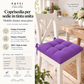 Coussins pour chaises housses de chaise Shabby Chic uni lilas