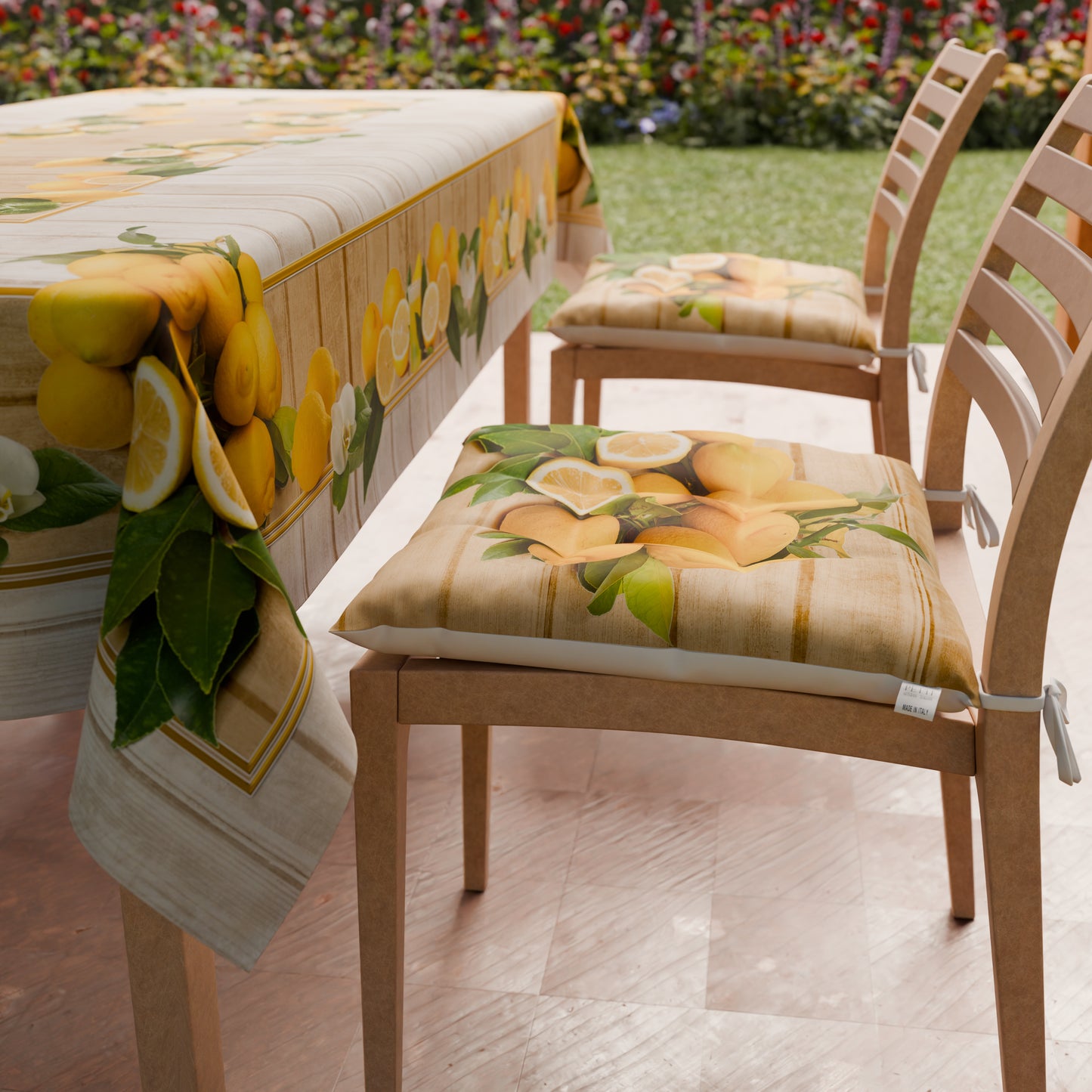 Cuscini per Sedie Coprisedia 6 Pezzi Lemon