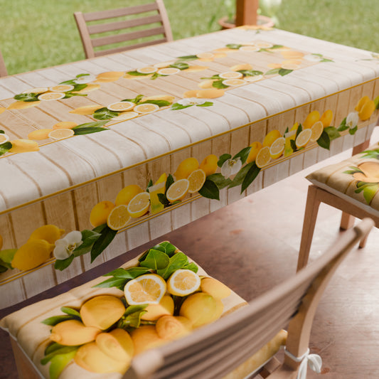 Cuscini per Sedie Coprisedia 6 Pezzi Lemon