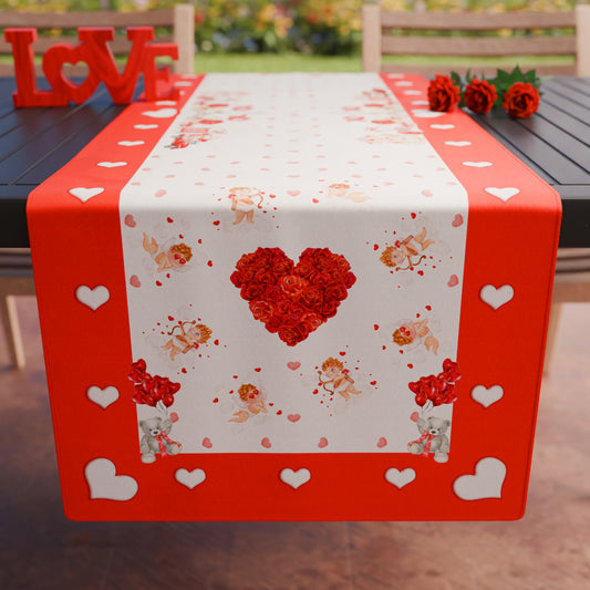 Promo Cucina Amour Tovaglia in Stampa Digitale + Tovaglia Trasparente + Runner in Omaggio.