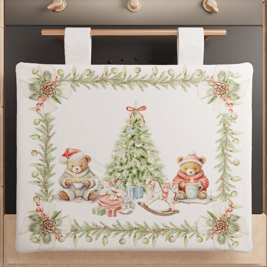 Housse de Four de Noël pour Cuisine en Impression Numérique Xmas Bears