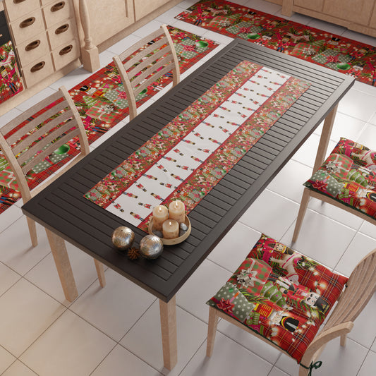 Chemin de Table de Noël, Nappe Chemin de Noël, Chemin de Cuisine Soldats