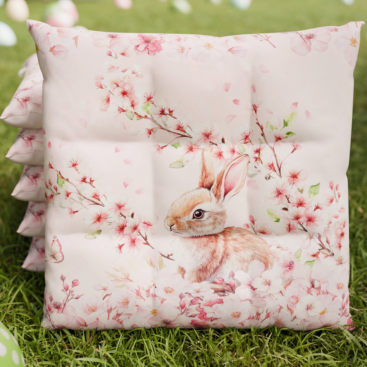 Cuscini Pasqua per Sedie Coprisedia Pasqua 6 Pezzi Fiore di Ciliegio