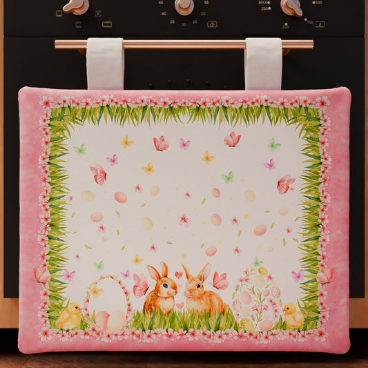 Copriforno Pasqua per Cucina in Stampa Digitale Flora