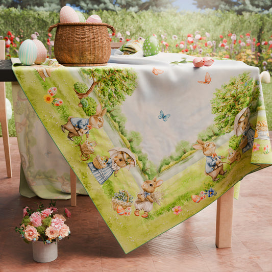 Tovaglia Pasquale Antimacchia PicNic Copritavolo Pasqua Made in Italy | PETTI
