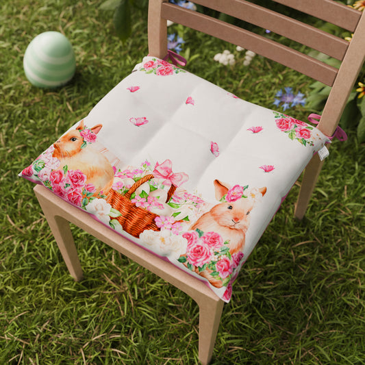 Cuscini Pasqua per Sedie Coprisedia Pasqua 6 Pezzi Pink Bunny