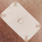 Nappe de Pâques anti-taches, Protège-table de cuisine Pâques Lapin Rose
