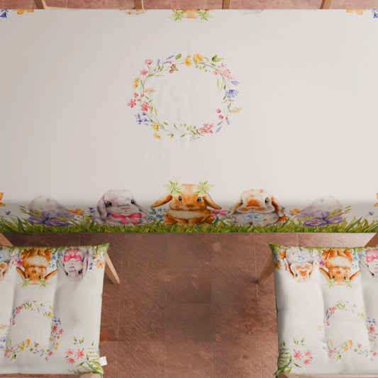 Cuscini Pasqua per Sedie Coprisedia Pasqua 6 Pezzi Rabbit