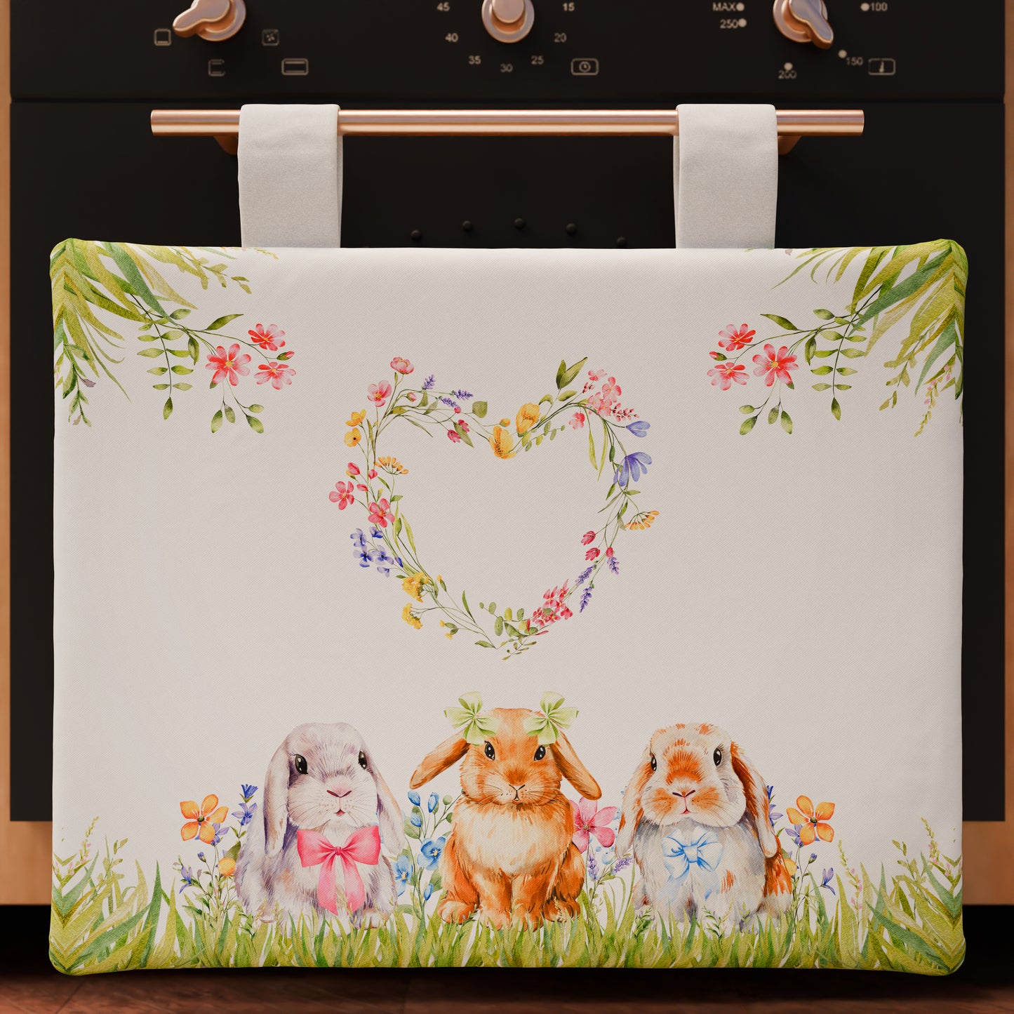Copriforno Pasqua per Cucina in Stampa Digitale Rabbit